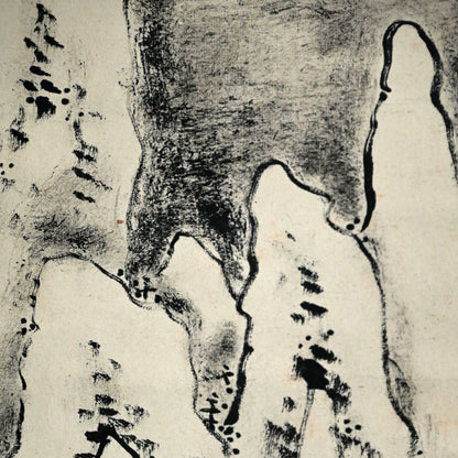 Set of Winter Landscape Scrolls ー福田 古道人 “雪景山水双幅”