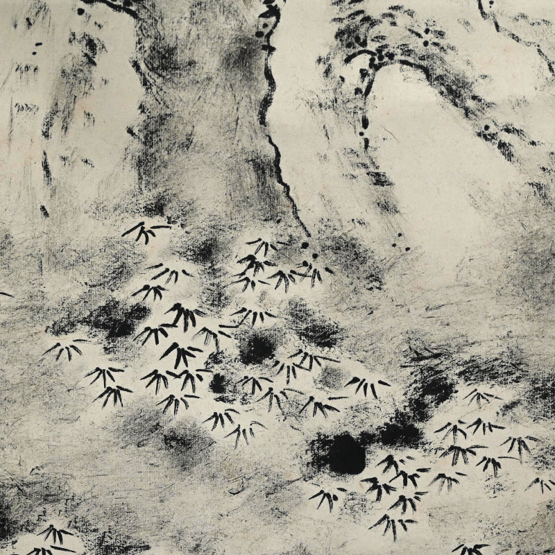 Set of Winter Landscape Scrolls ー福田 古道人 “雪景山水双幅”