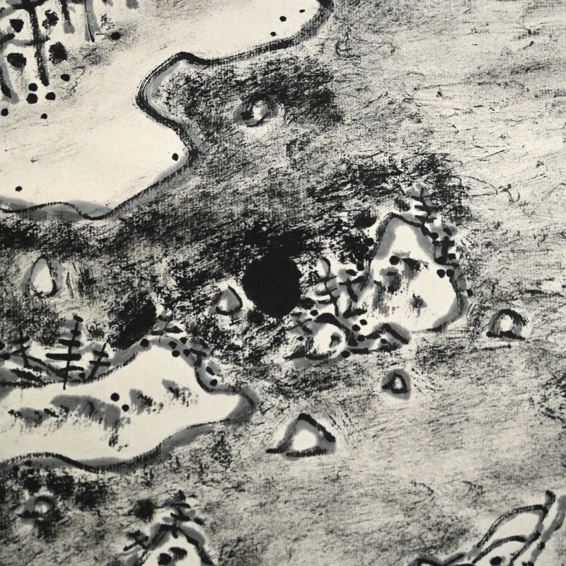 Set of Winter Landscape Scrolls ー福田 古道人 “雪景山水双幅”