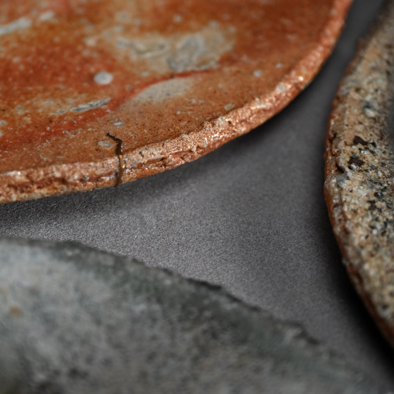 Shigaraki Round Plate ー古谷 和也 “信楽窯変円皿”
