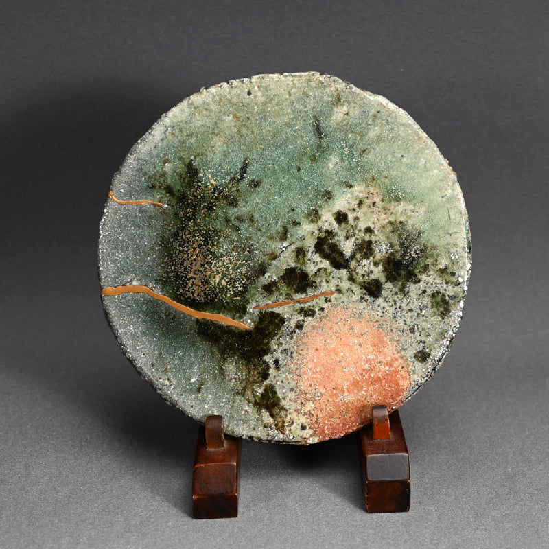 Shigaraki Round Plate ー古谷 和也 “信楽窯変円皿”
