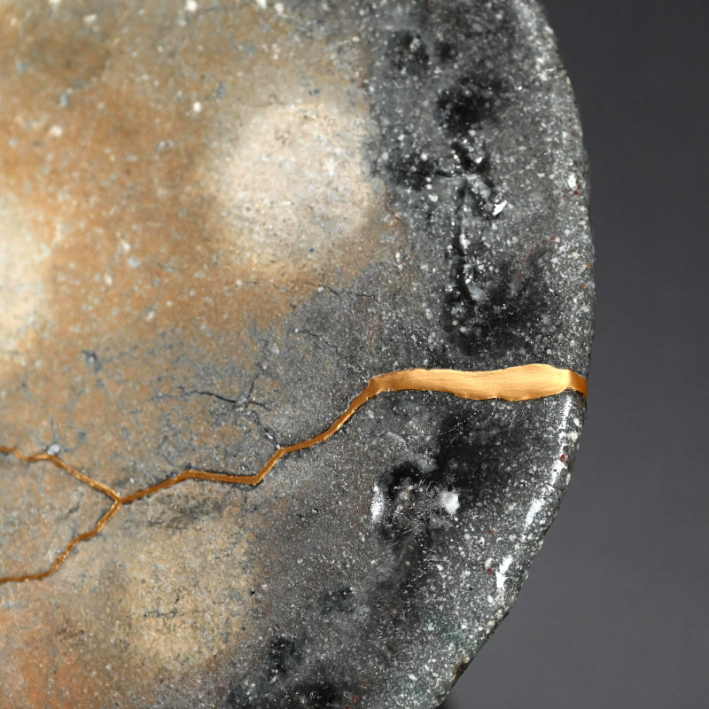 Shigaraki Round Plate ー古谷 和也 “信楽窯変円皿”