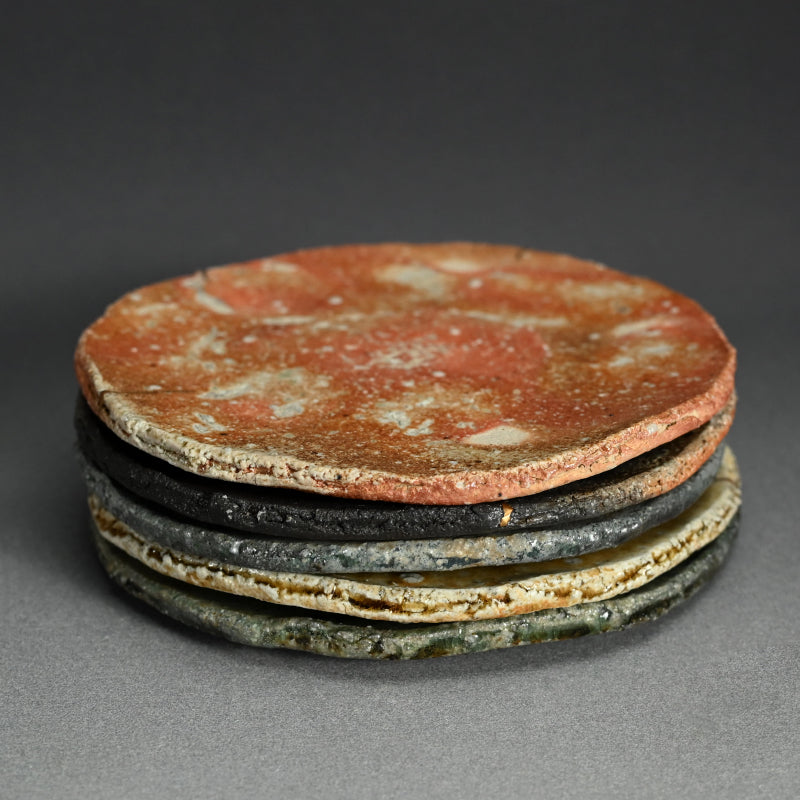 Shigaraki Round Plate ー古谷 和也 “信楽窯変円皿”