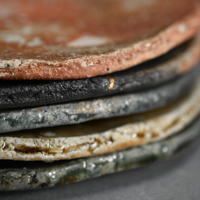 Shigaraki Round Plate ー古谷 和也 “信楽窯変円皿”