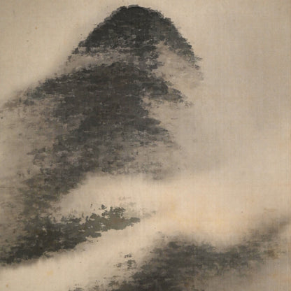 A wispy landscape ー矢野 橋村 “白雲依山図”