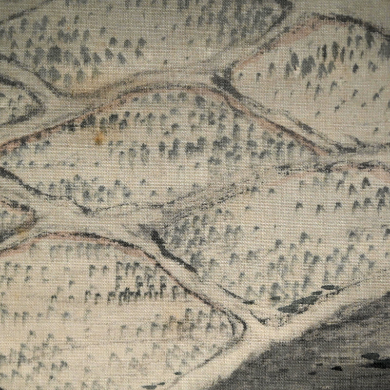 A wispy landscape ー矢野 橋村 “白雲依山図”