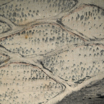 A wispy landscape ー矢野 橋村 “白雲依山図”