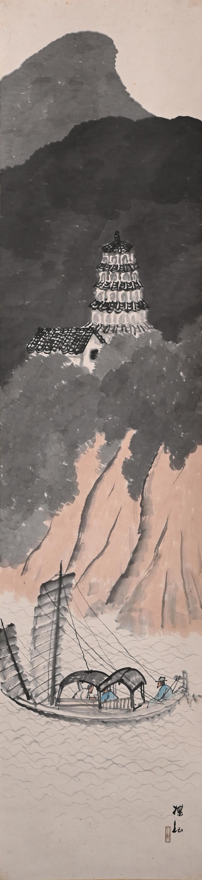 真夏の船旅 ー平井楳仙「舟行盛夏」