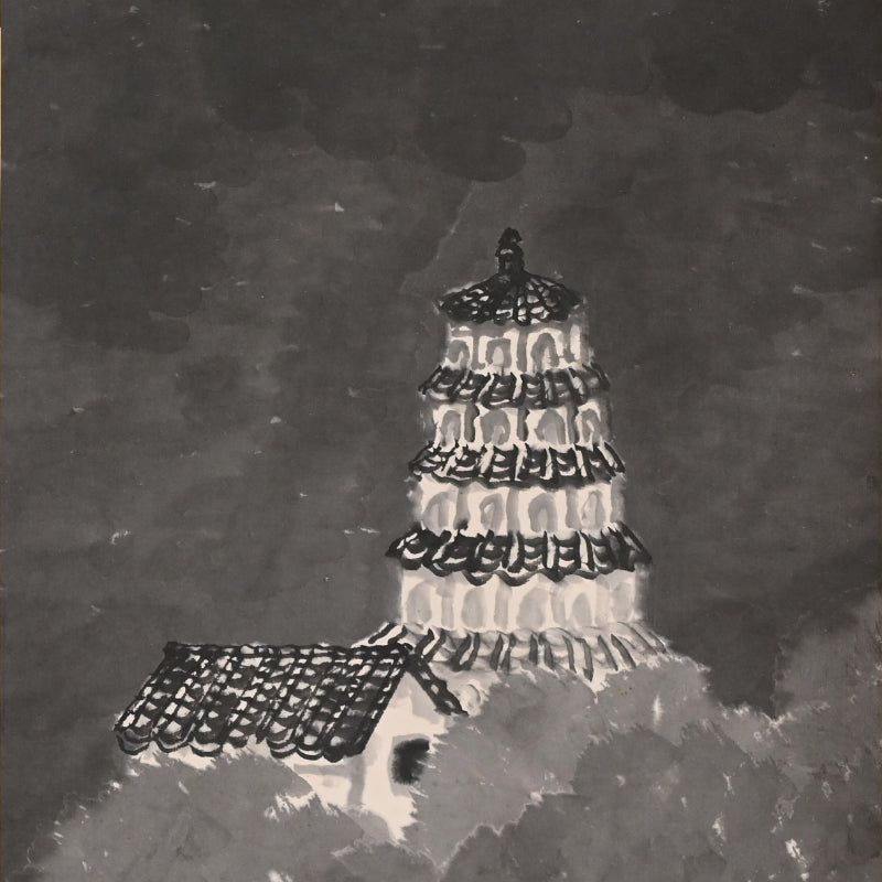 真夏の船旅 ー平井楳仙「舟行盛夏」