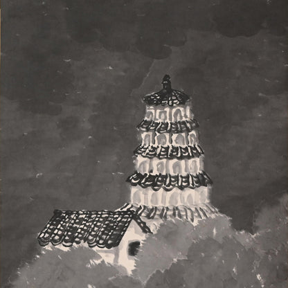 真夏の船旅 ー平井楳仙「舟行盛夏」