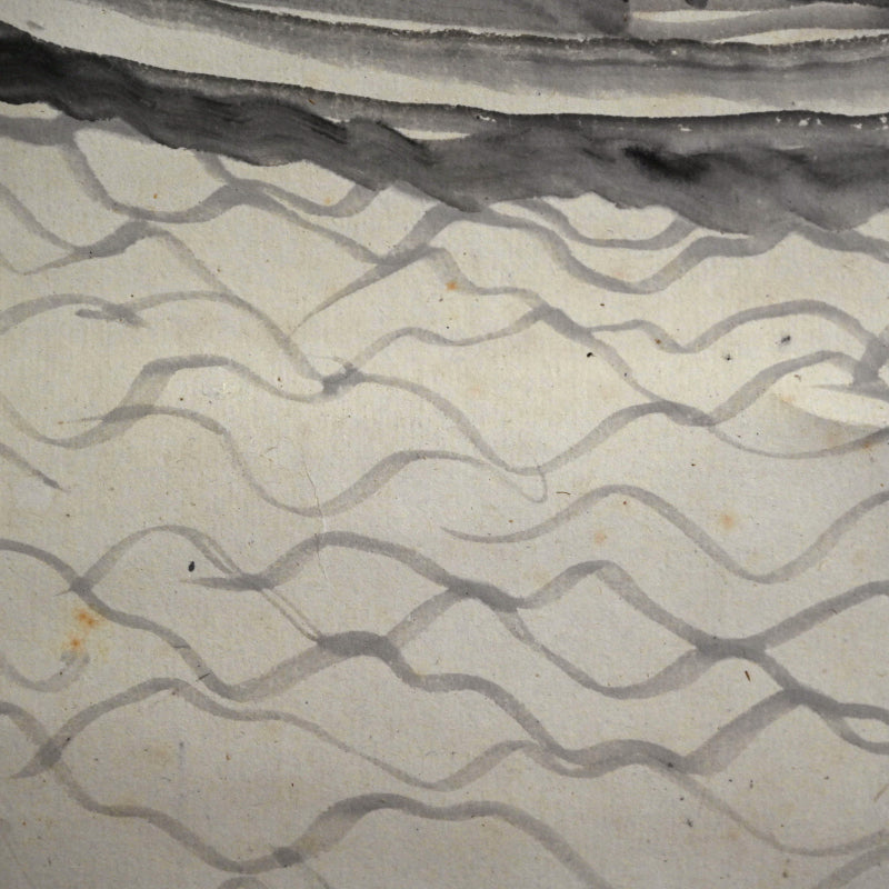 真夏の船旅 ー平井楳仙「舟行盛夏」