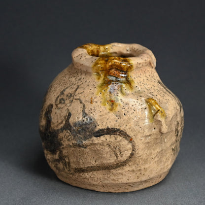 Vase and Fukusa ー富岡鉄斎 “鉄斎先生壺 花瓶”