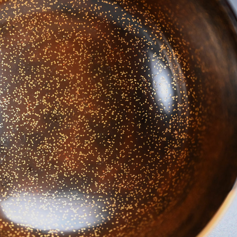 Boxed Antique Lacquer Bowl & Tray set ー平安楊光堂 造 三上 治三郎 “椛之紅葉 蒔繪 盃洗”