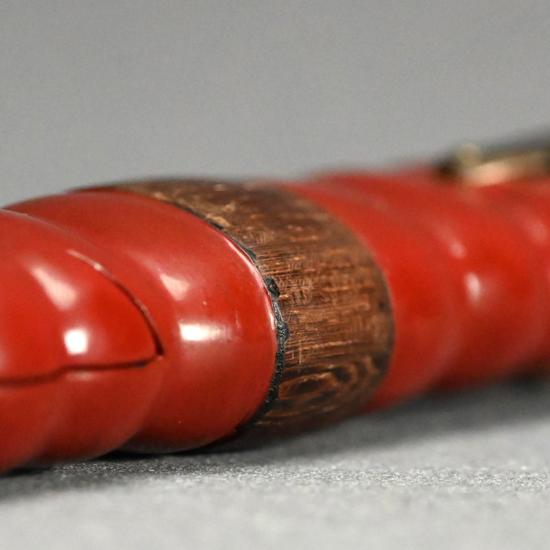 Antique Japanese Sword Shaped Brush Case