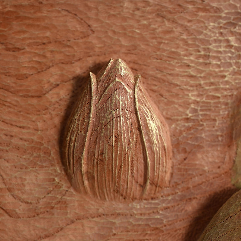 Sublime Inami Wood Carving, Lilly Pond ー川原 正士 “睡蓮”