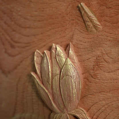 Sublime Inami Wood Carving, Lilly Pond ー川原 正士 “睡蓮”