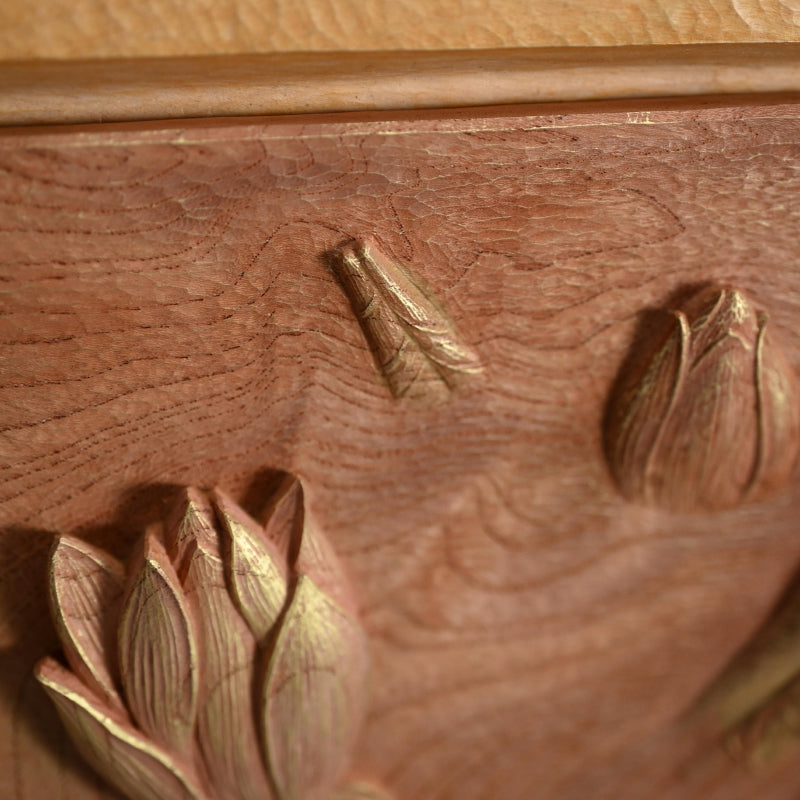 Sublime Inami Wood Carving, Lilly Pond ー川原 正士 “睡蓮”