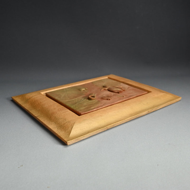 Sublime Inami Wood Carving, Lilly Pond ー川原 正士 “睡蓮”