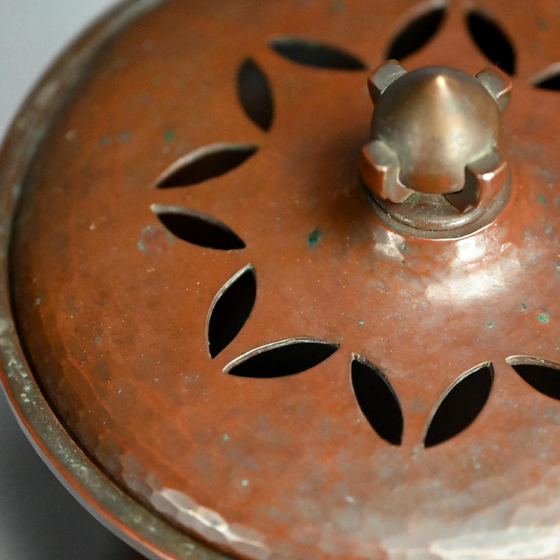 Art Deco Japanese Bronze Koro Incense Burner