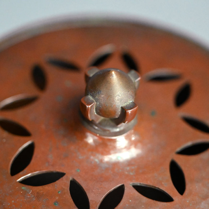 Art Deco Japanese Bronze Koro Incense Burner