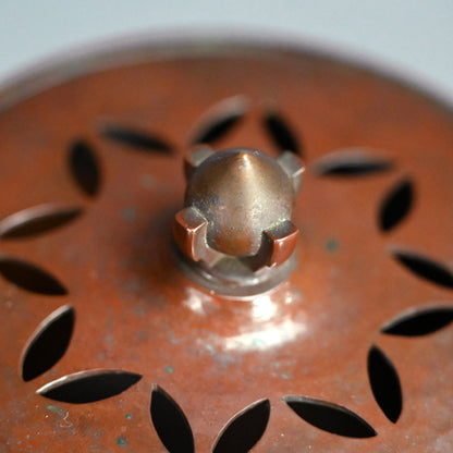 Art Deco Japanese Bronze Koro Incense Burner