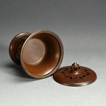 Art Deco Japanese Bronze Koro Incense Burner