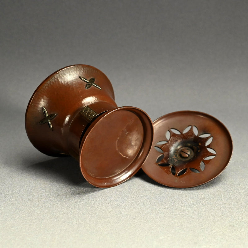 Art Deco Japanese Bronze Koro Incense Burner