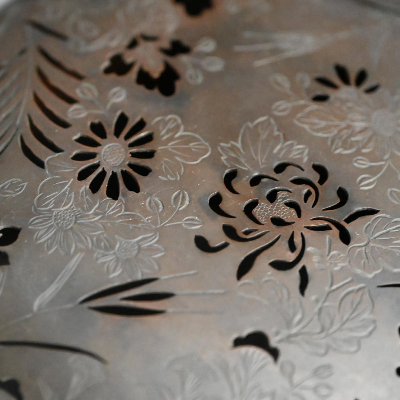 日本の古代漆器「香炉」