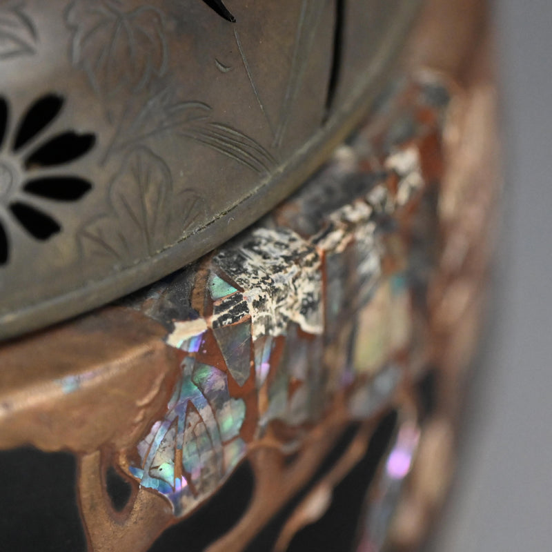 日本の古代漆器「香炉」