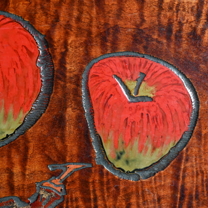 Maple-wood Table by Yabe Takayoshi & Poet Shimizu Hian ー矢部 高義(犀洲), 清水 比庵