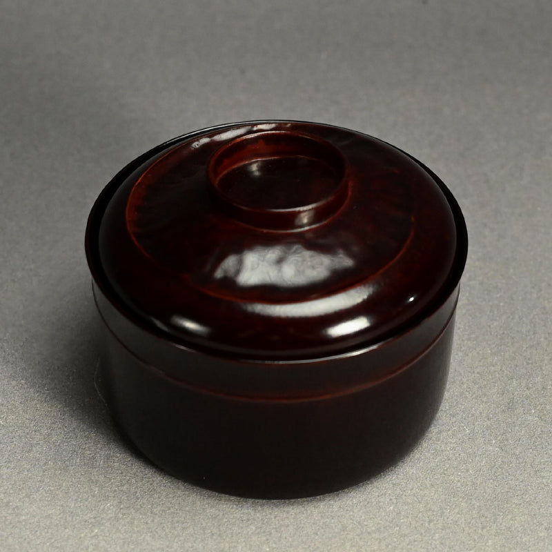 Elegant Lacquer Bamboo Bowl Set ー塗師 堅地屋 清兵衛 “竹吸物碗 五”