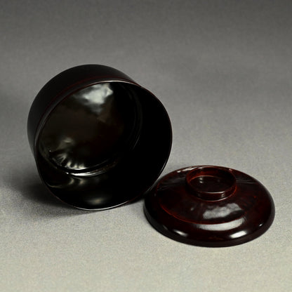 Elegant Lacquer Bamboo Bowl Set ー塗師 堅地屋 清兵衛 “竹吸物碗 五”