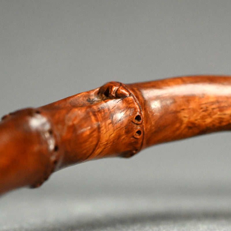 Awe Inspiring Bamboo-Root Nyoi Wood-Carving