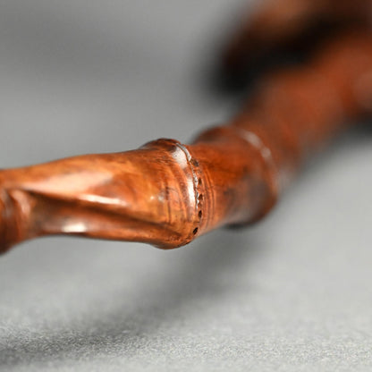 Awe Inspiring Bamboo-Root Nyoi Wood-Carving