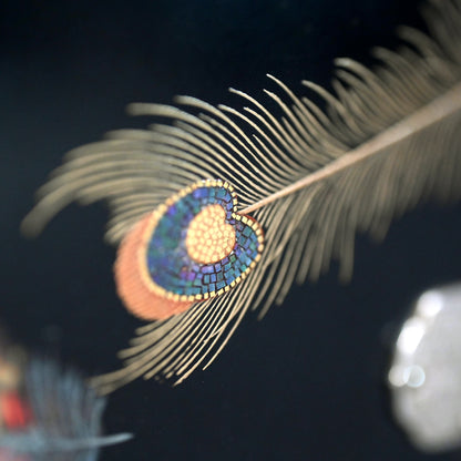 精巧な日本製漆塗りロックボックス（引き出し付き、シルバー金具）