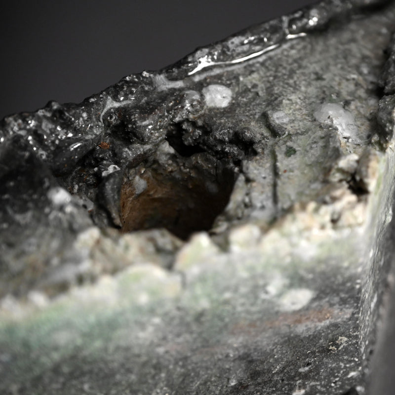 Fabulous Ash Blasted Iga Vase ー伊賀三田窯 作古庵 谷本 景 “伊賀面取花瓶”