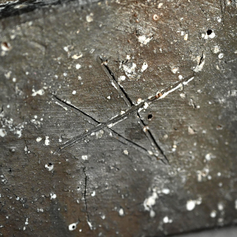 Fabulous Ash Blasted Iga Vase ー伊賀三田窯 作古庵 谷本 景 “伊賀面取花瓶”