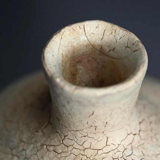 Imitating Life, a Rare Raw Clay Vase by LNT ー清水 卯一 “素地釉 花瓶”