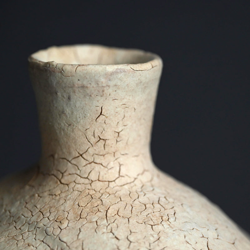 Imitating Life, a Rare Raw Clay Vase by LNT ー清水 卯一 “素地釉 花瓶”