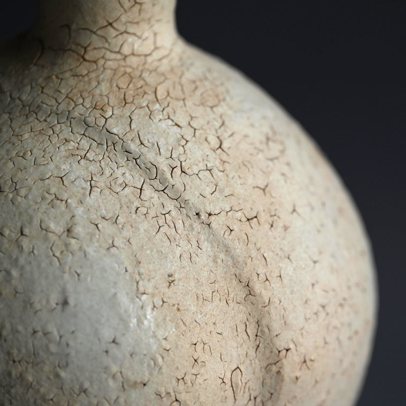 Imitating Life, a Rare Raw Clay Vase by LNT ー清水 卯一 “素地釉 花瓶”