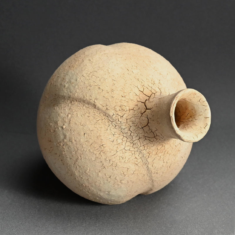 Imitating Life, a Rare Raw Clay Vase by LNT ー清水 卯一 “素地釉 花瓶”