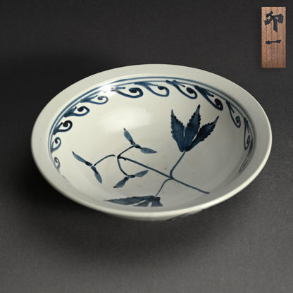 Rare Sometsuke Tableware Bowl by LNT ー清水 卯一 “楓 染付鉢”