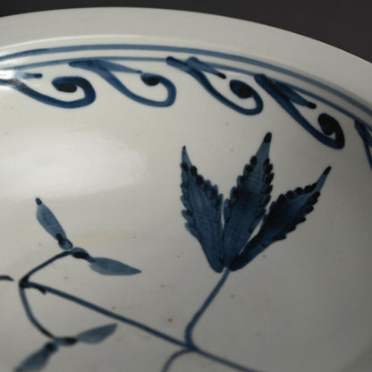 Rare Sometsuke Tableware Bowl by LNT ー清水 卯一 “楓 染付鉢”