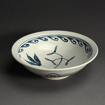 Rare Sometsuke Tableware Bowl by LNT ー清水 卯一 “楓 染付鉢”