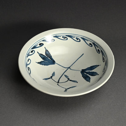 Rare Sometsuke Tableware Bowl by LNT ー清水 卯一 “楓 染付鉢”