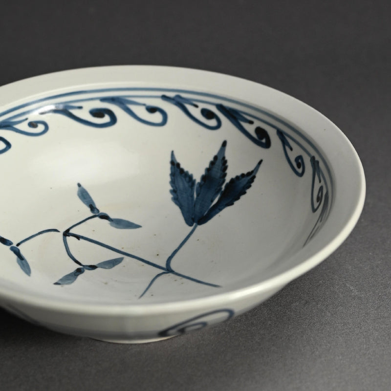 Rare Sometsuke Tableware Bowl by LNT ー清水 卯一 “楓 染付鉢”