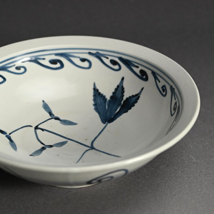 Rare Sometsuke Tableware Bowl by LNT ー清水 卯一 “楓 染付鉢”