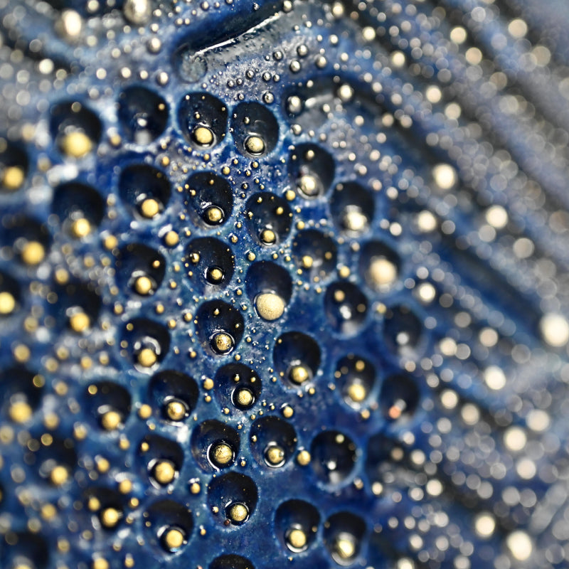 Blue Mist Incense Burner ー近藤 高弘 “金銀彩 香炉 青滴”