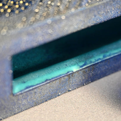 Blue Mist Incense Burner ー近藤 高弘 “金銀彩 香炉 青滴”