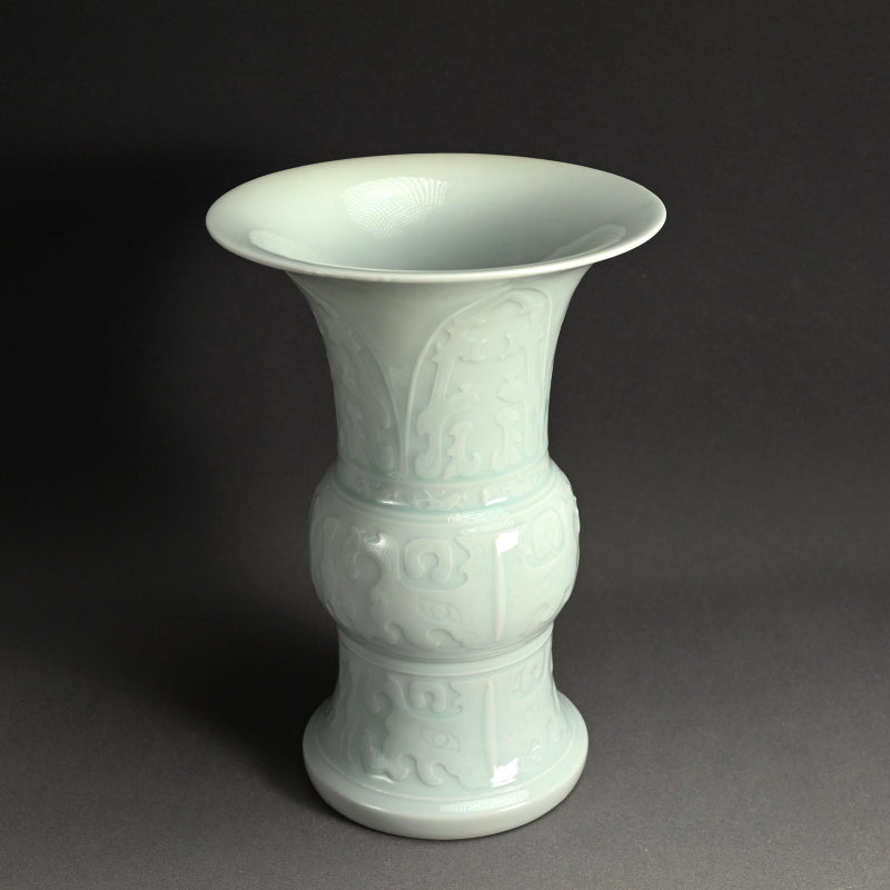 Large Porcelain Vase ー加藤 渓山 “白瓷尊式 花瓶”